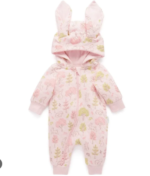 Bunny Quilted Growsuit